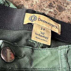 Democracy Olive Denim Pants